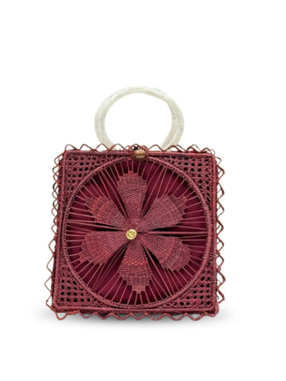 Rattan bags for ladies with handcrafted style
