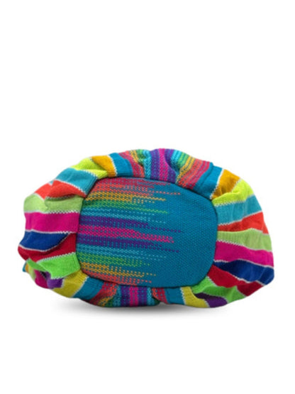 Shoulder bags with handcrafted textile artwork
