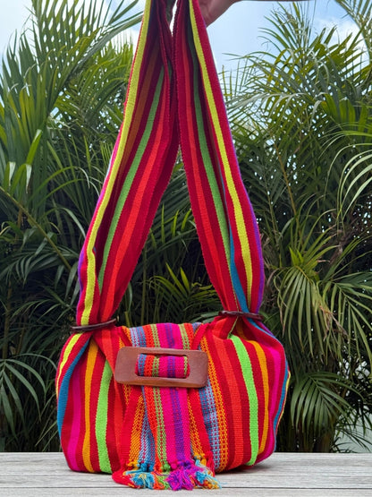 Shoulder bags for women strap detail with woven texture