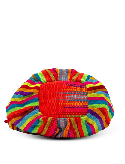Crossbody bags with traditional handwoven textile
