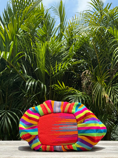 Women’s tote bags with cultural textile design