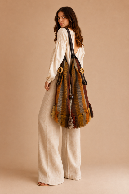 Pingüino Boho Shoulder Bag
