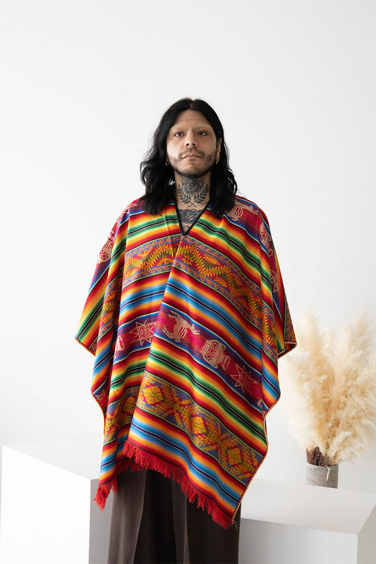 Ayahuaska Wool Poncho