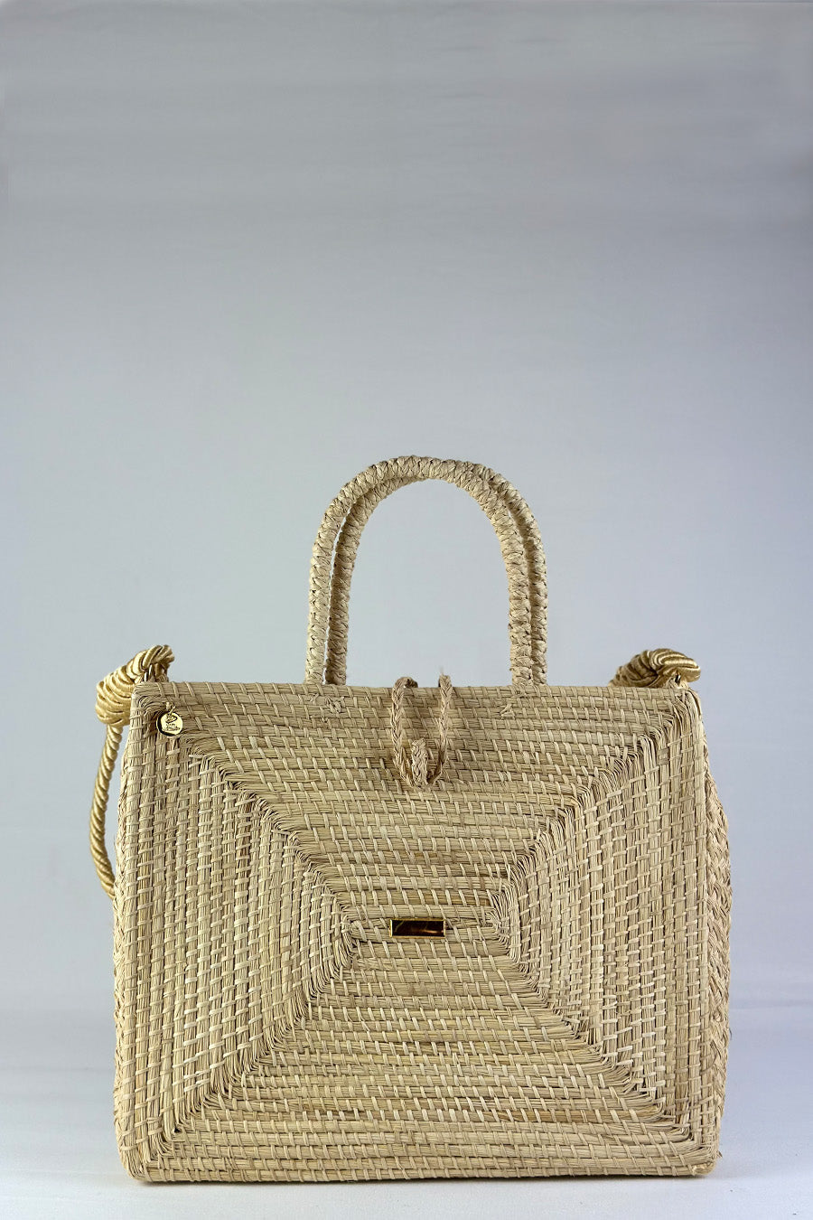 Square Straw Bag YANCY HANDMADE